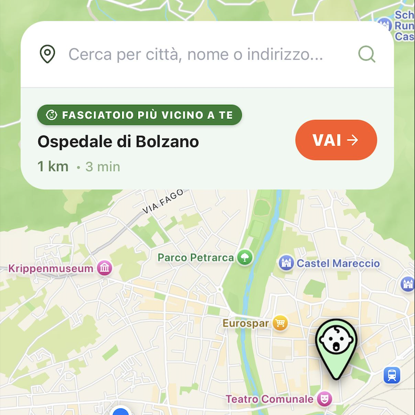 Trova i fasciatoi vicini